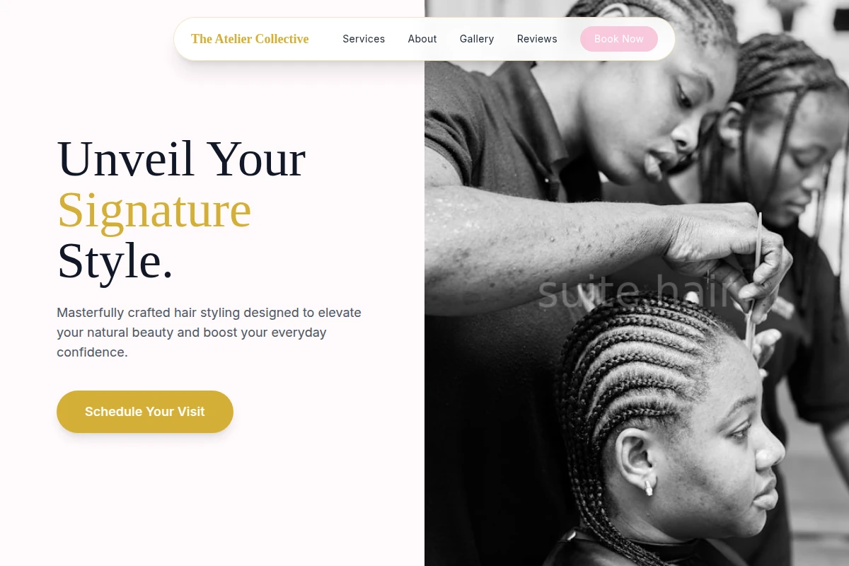 Cut Hair Styling
