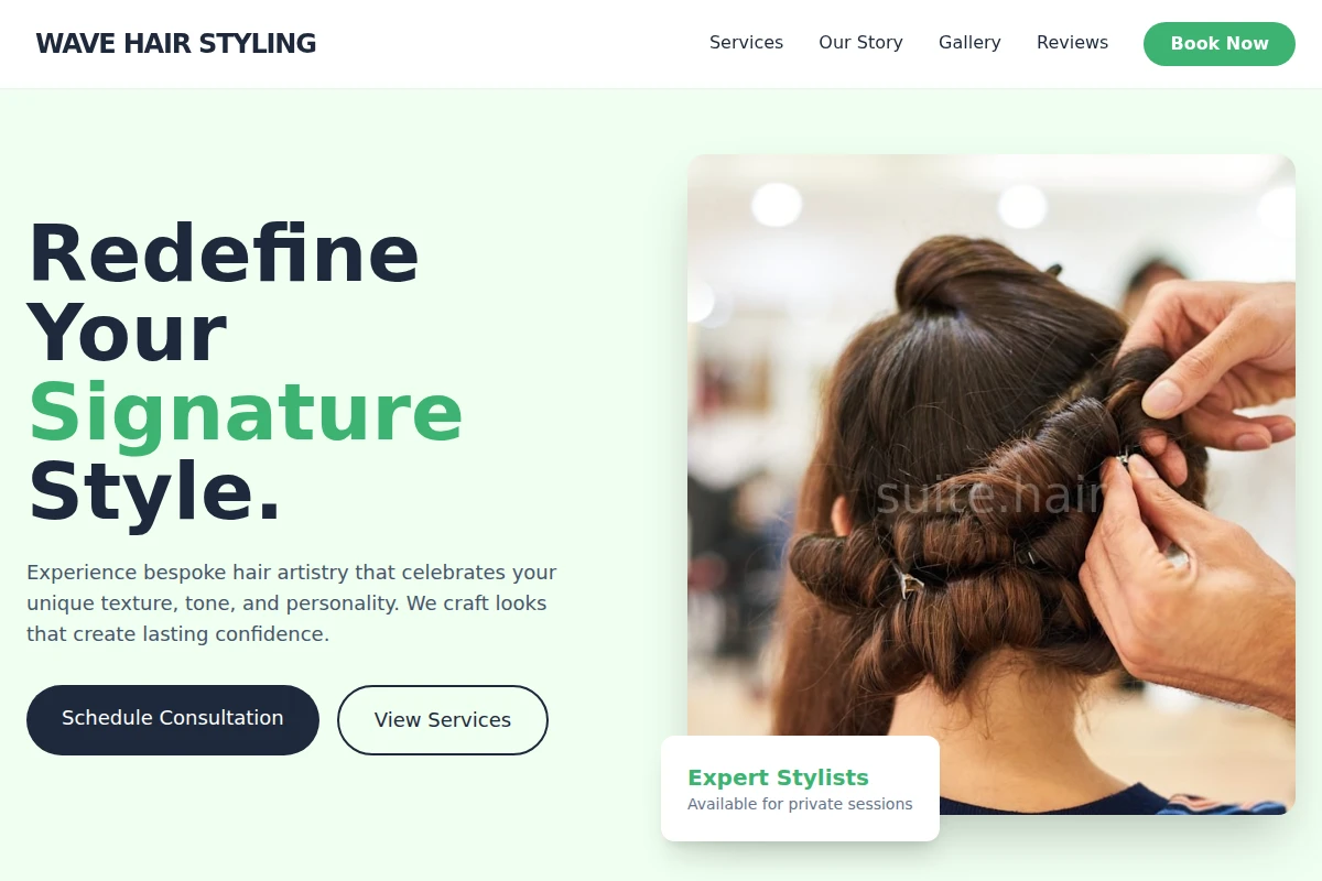 Wave Hair Styling