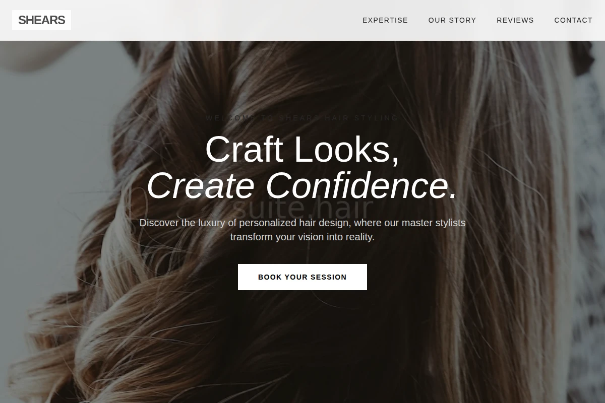 Shears Hair Styling