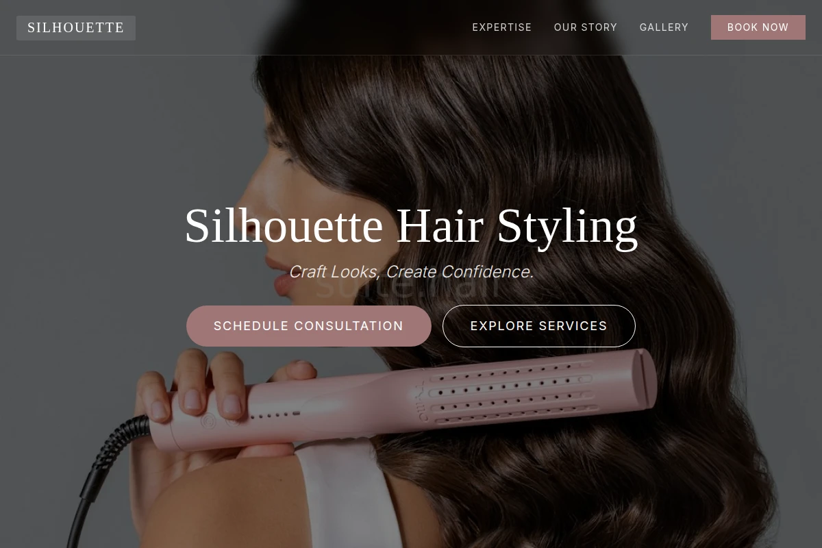 Silhouette Hair Styling