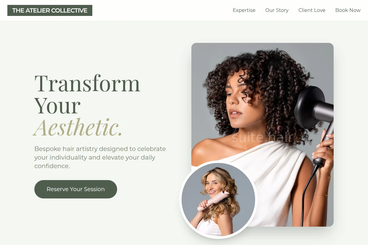 Salon Hair Styling